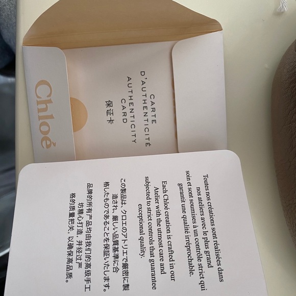 CHLOE FAYE small backpack in taupe main image 7